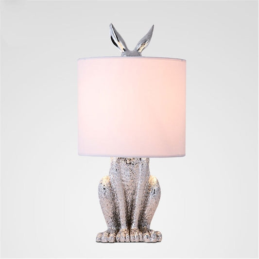 Modern Cast Resin Rabbit Table Lamp