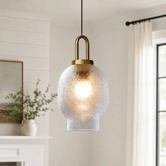 Ragna Retro Glass Pendant Light