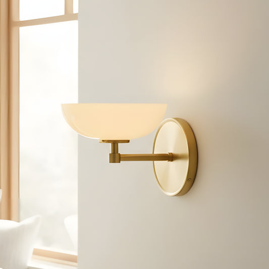 Eliza Vintage Champagne Glass Bowl Wall Sconce