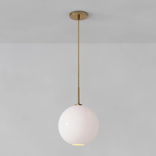 Mireille Sculptural Glass Globe Pendant Light