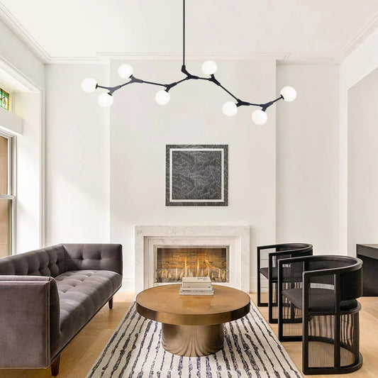 Alessia Contemporary Branching Globe Chandelier