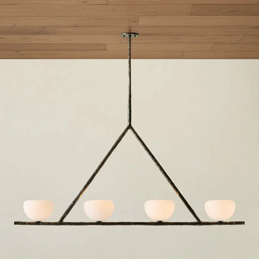 Alice Vintage 4-Light Dark Bronze Pendant Light