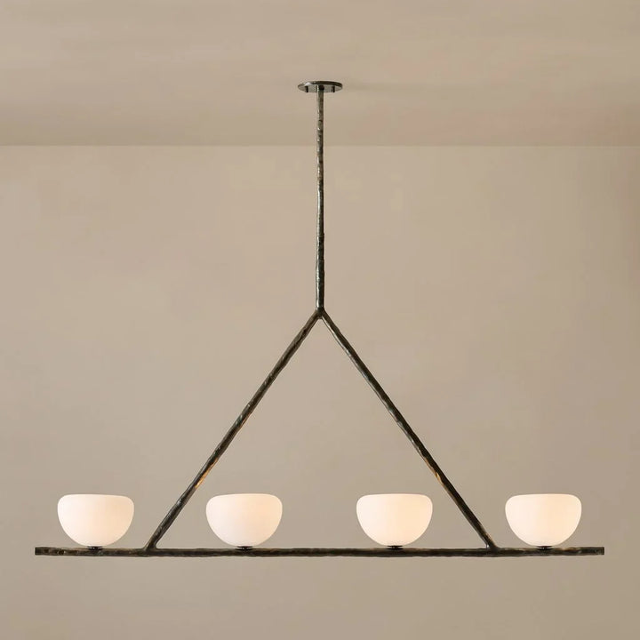 Stella Vintage 4-Light Dark Bronze Chandelier