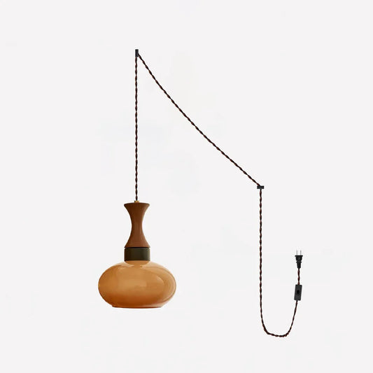 Alva Modern Scandinavian Plug-In Pendant Light