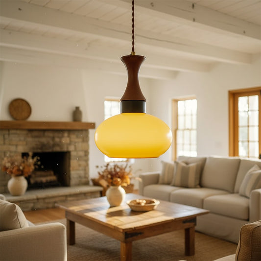 Alva Modern Scandinavian Plug-In Pendant Light