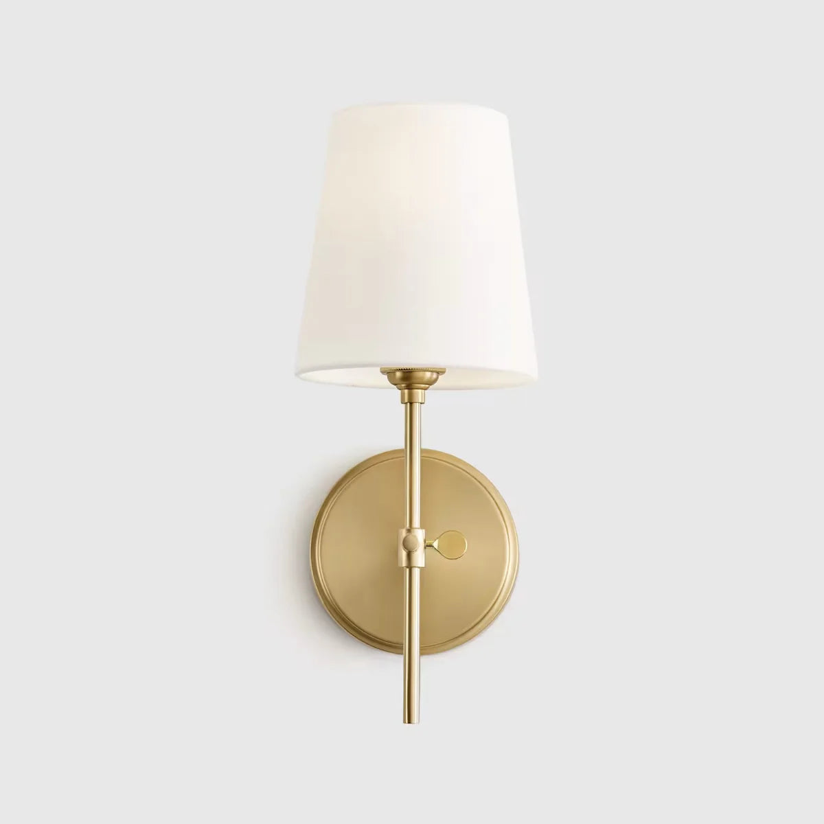 Amberly Minimalist Fabric Brass 1-light Wall Sconcesku1.webp__PID:73b1419d-b4c5-4a8d-b65a-fde851b3e4f3