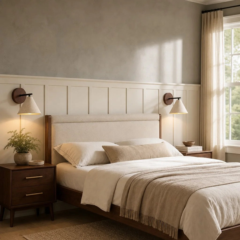 Amelie Minimalist Travertine Cone Wall Sconce11.webp__PID:e5ae6183-8e0a-4444-9fc7-987b5ccbe131
