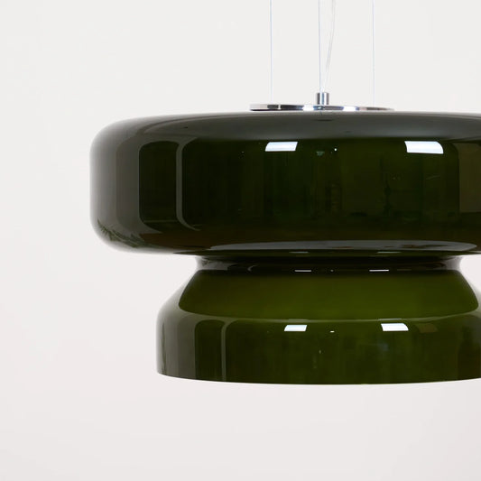 Arthur Modern Curved Glass Pendant Light