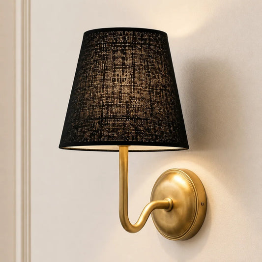 Aurelia Classic Brass Arm Wall Sconce