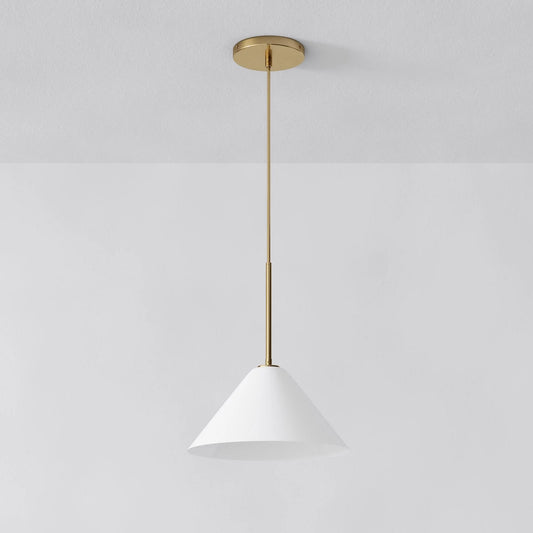 Breccan Modern Glass Cone Pendant Light