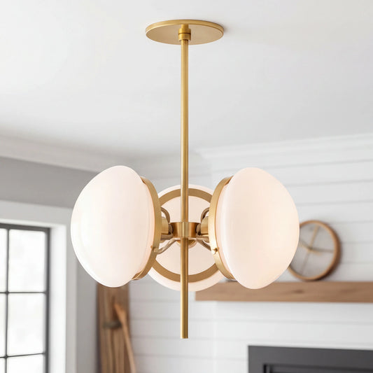 Bryony Modern Ambient Metal Sphere Chandelier