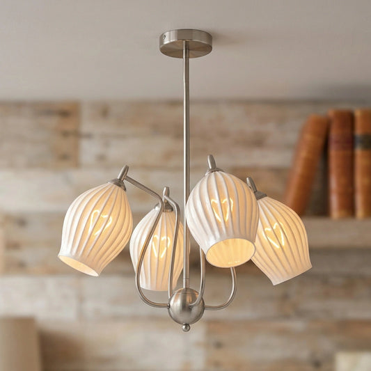 Bud Bone China Chandelier