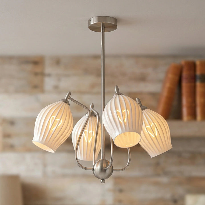 Bud Bone China Chandelier