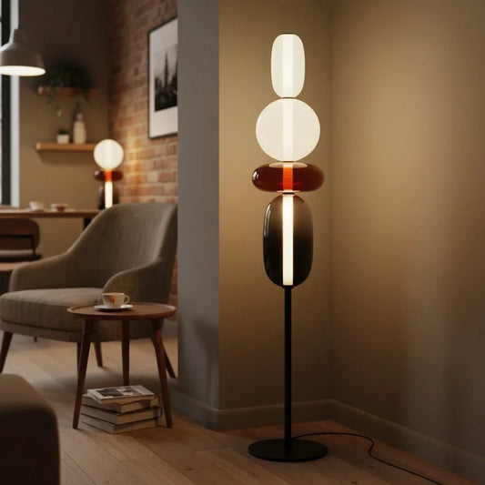 Candy Minimalist Nordic Glass Floor Lamp