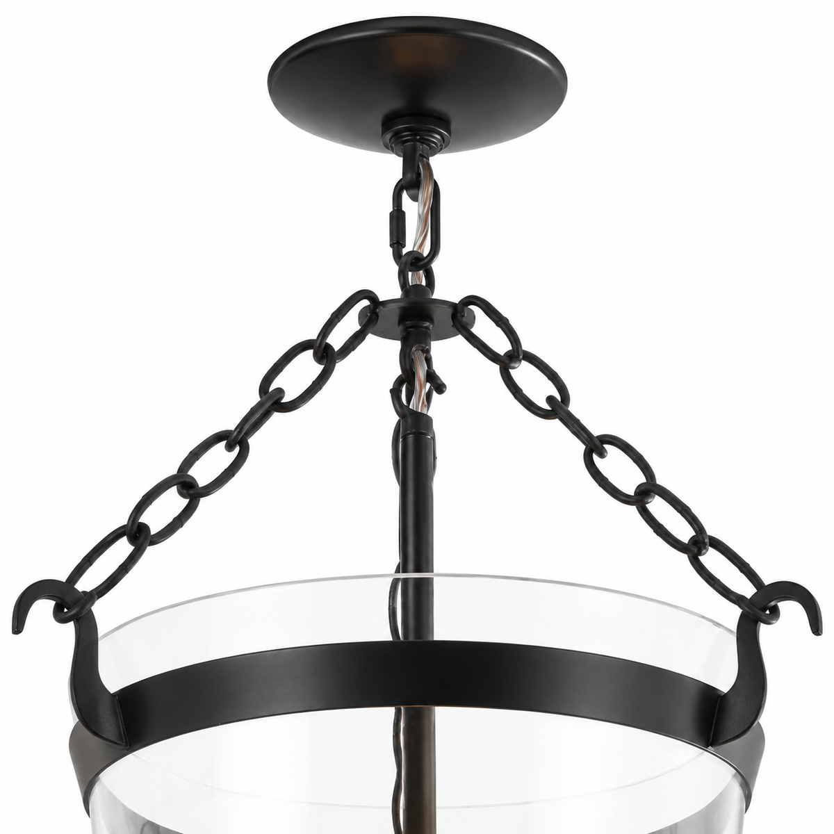AI-generated Cecily pendant chain and canopy macro detail