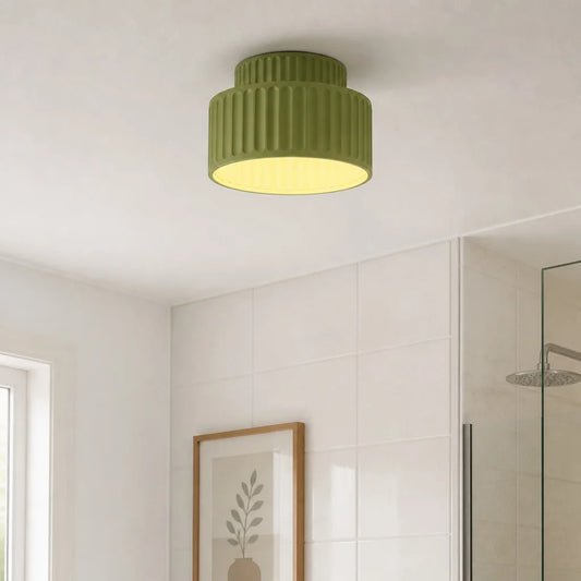 Celeste Nordic Cream Flush Mount Ceiling Light
