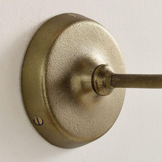 Celia Rustic Botanical Forged Iron Wall Sconce