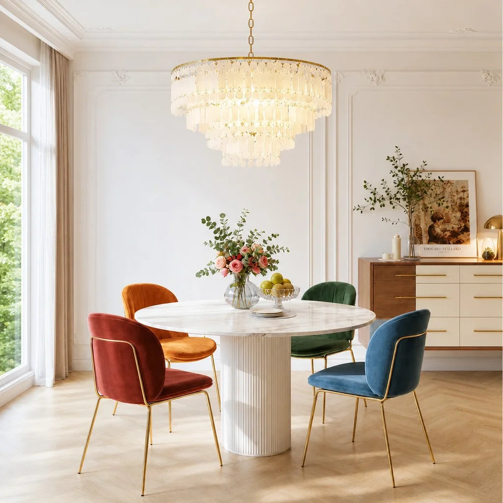 Celine Vintage Capiz Shell Tiered Chandelier5.webp__PID:e3fbc083-e69e-45e2-8387-62c9f3b987a8