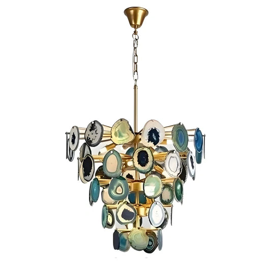 Cerys Colorful Stylish Agate Pendant Lamp