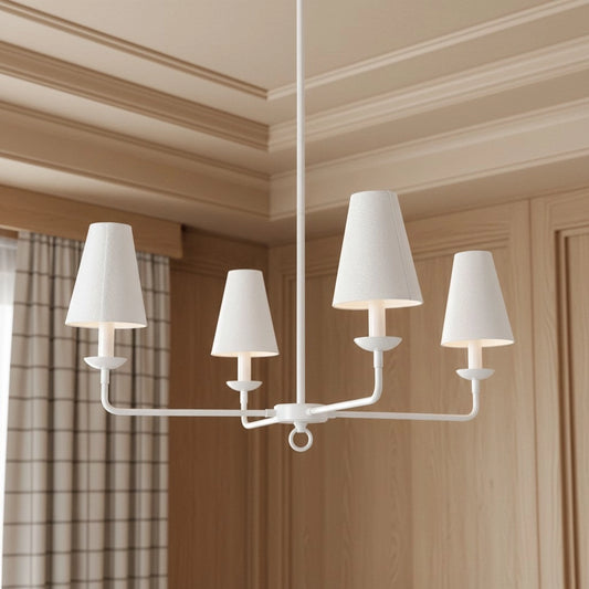 Cedar Modern Metal Empire Chandelier