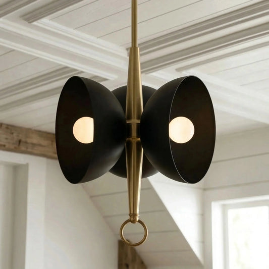 Thabit Modern Linear Dual Tone Metal Chandelier