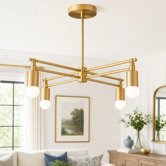 Clementine Modern Linear Metal Chandelier