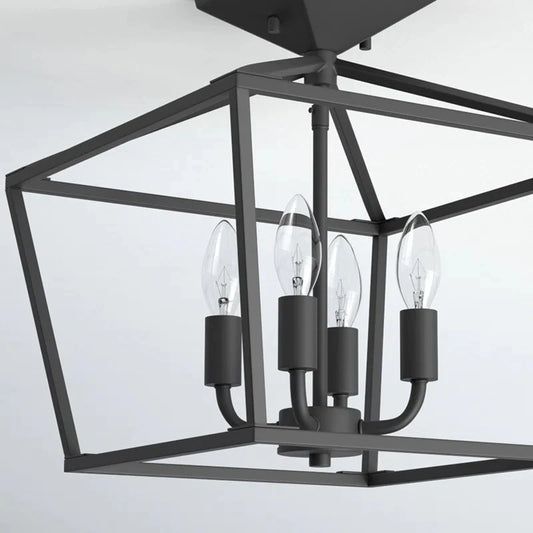 Clifton Farmhouse 4-Light Metal Ceiling Light