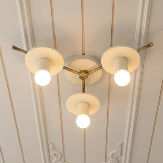 Damon Mid-Century Metal Disk Ceiling Light