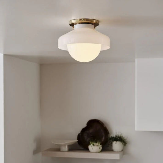 Darren Industrial Metal Dome Ceiling Light