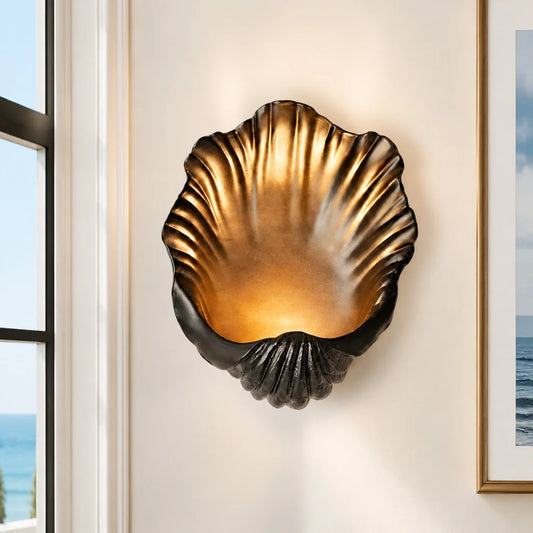 Denica Modern French Shell Decorative Wall Light