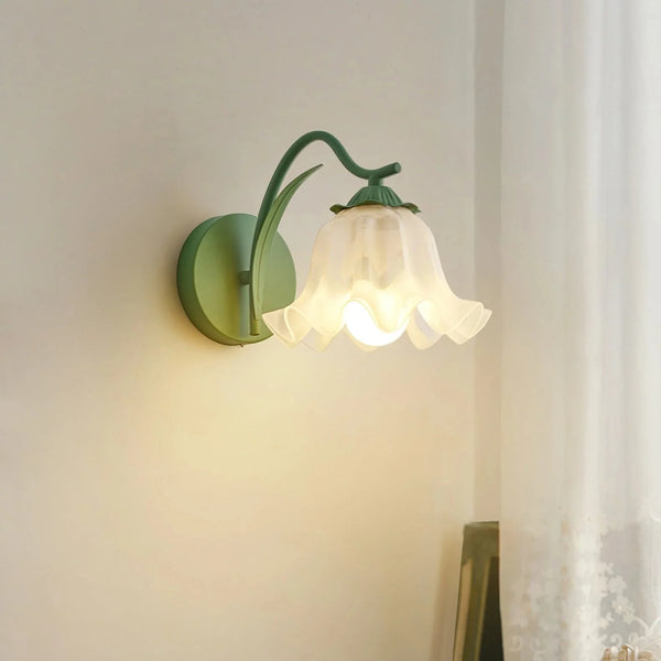 Nyxen French Country Acrylic Floral Wall Light