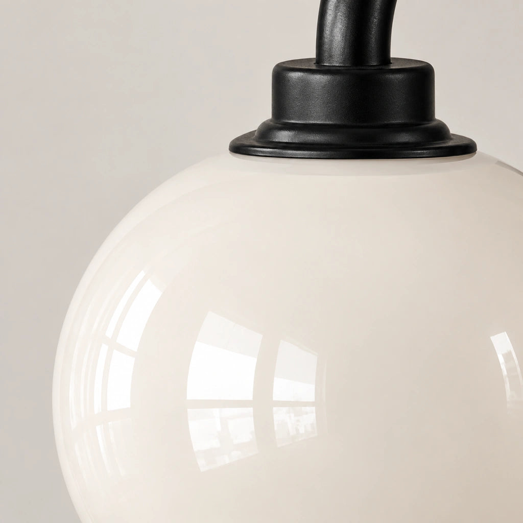 Desmond Retro Glass Candle Tray Wall Sconce — green detail detail-1