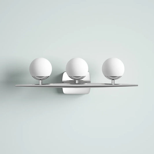 Dyssebia Modern 3-Light Globe Opal Glass Vanity Light