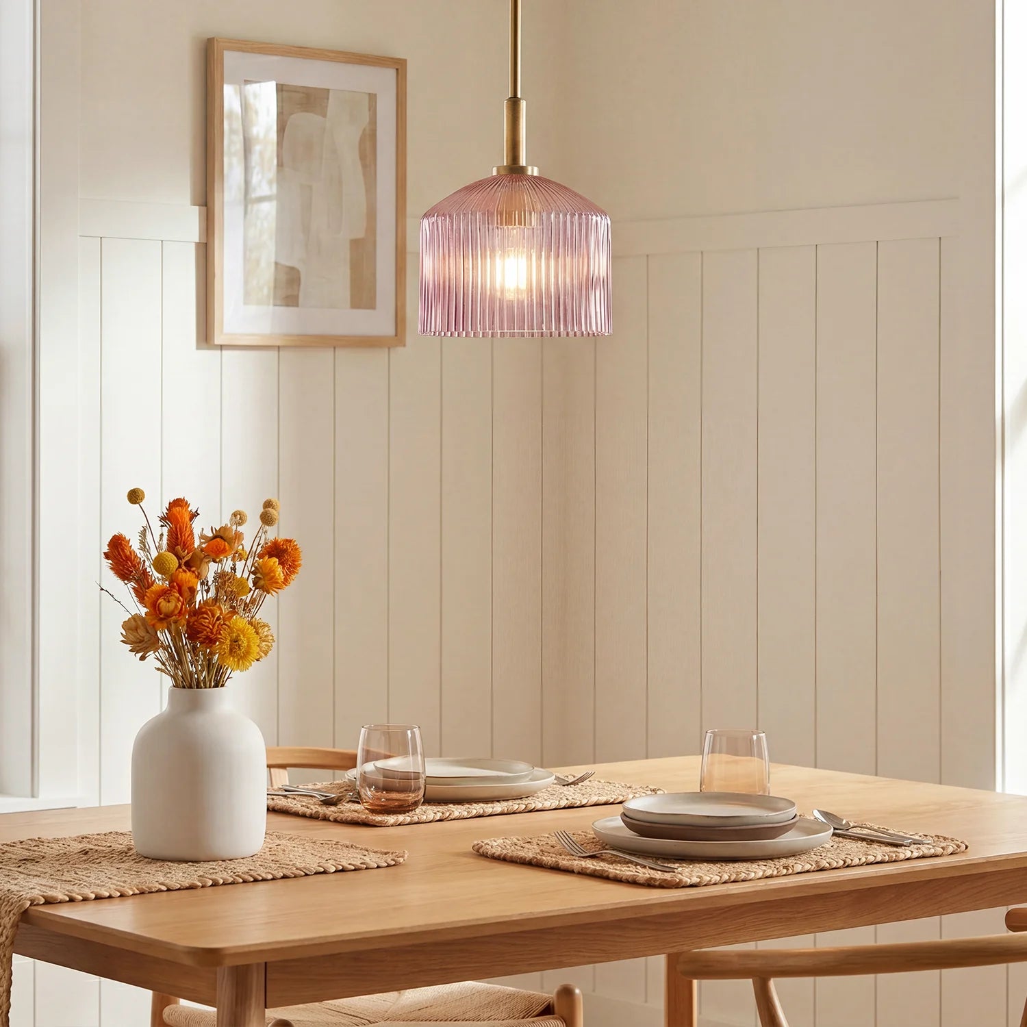 Eamon Farmhouse Ribbed Glass Pendant Light3.webp__PID:f064cd4e-7395-4397-8faf-a4565a385404