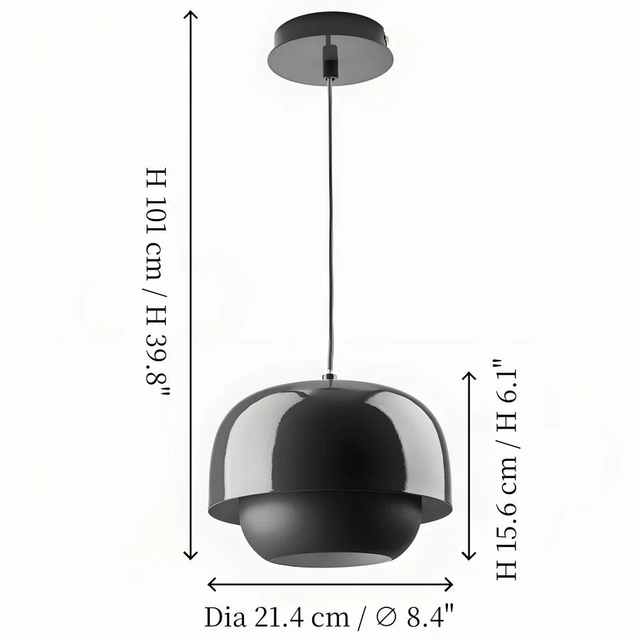 Elian Modern Double-Shade Pendant Light | Mergelighting – Merge Lighting