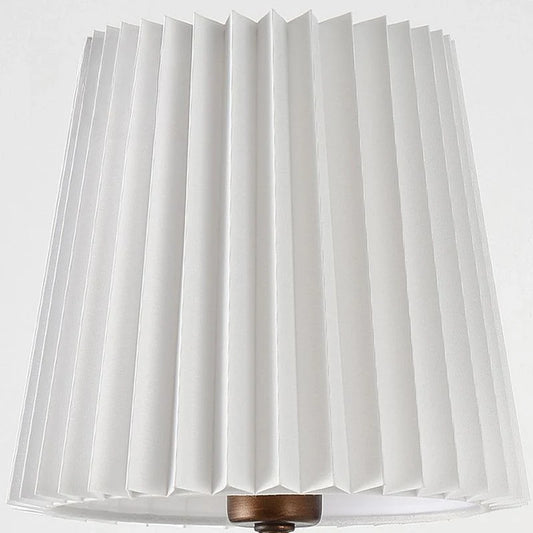 Theodore Retro Pleated Fabric Iron Wall Sconce