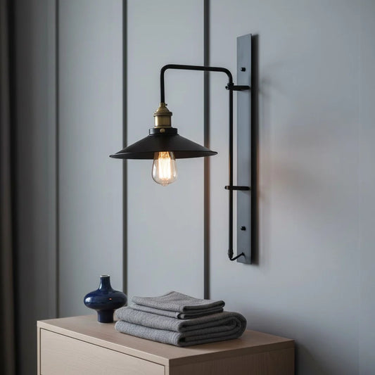 Emile Vintage Adjustable Metal Wall Lamp