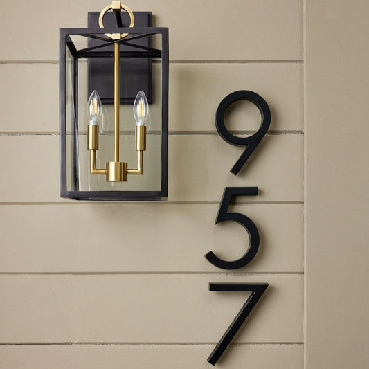 Ethan Modern Iron Glass Wall Sconce