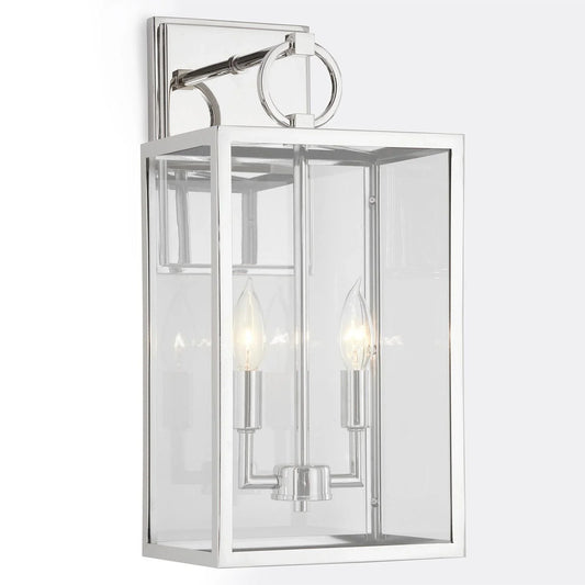 Ethan Modern Iron Glass Wall Sconce