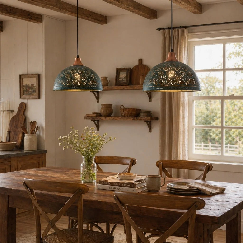 Evantis Vintage Rustic Copper Dome Pendant Light (10).webp__PID:417afd75-7061-4117-986b-4dcc5db88374