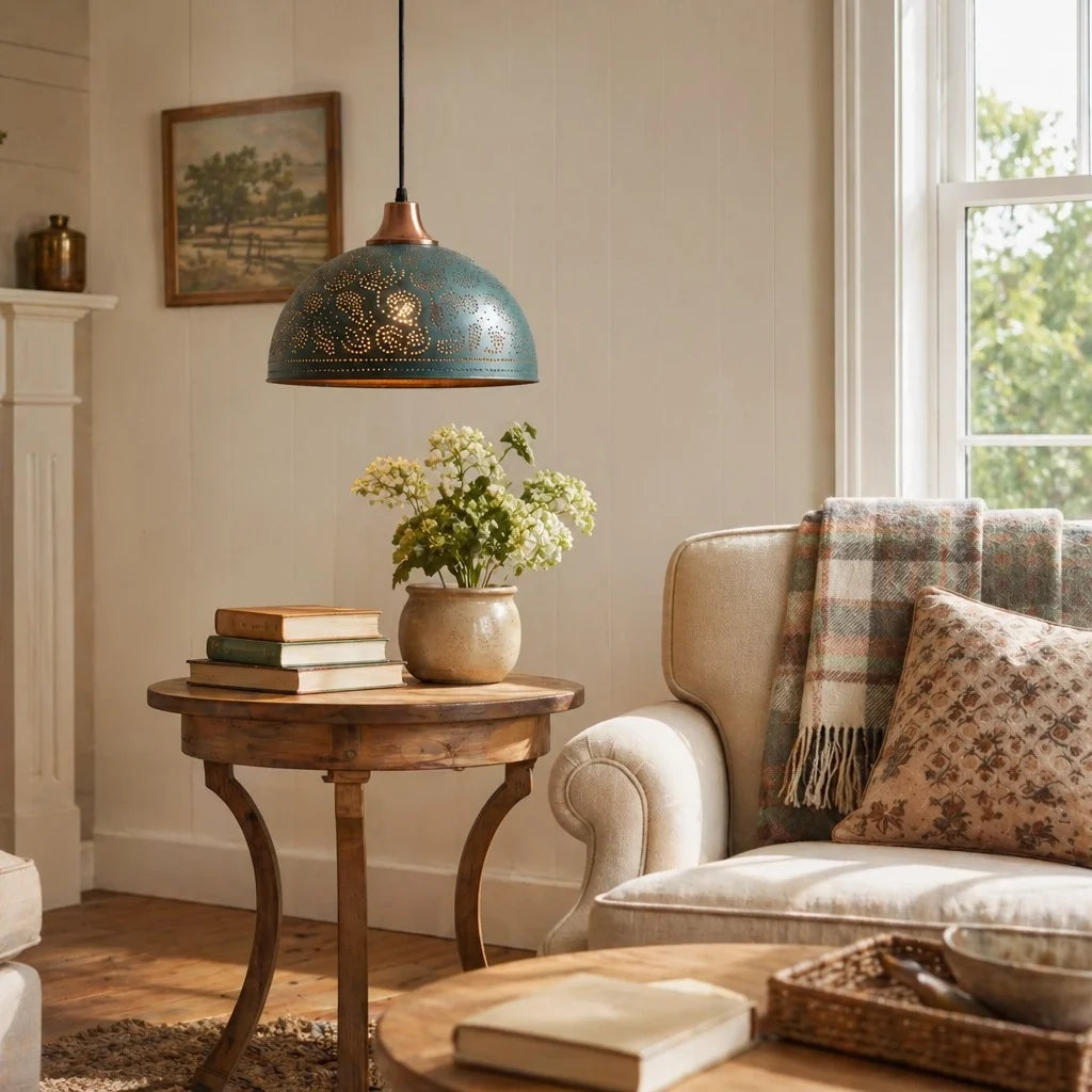 Evantis Vintage Rustic Copper Dome Pendant Light (1).webp__PID:9b4ed2d7-4c14-4ccc-8341-7afd75706191