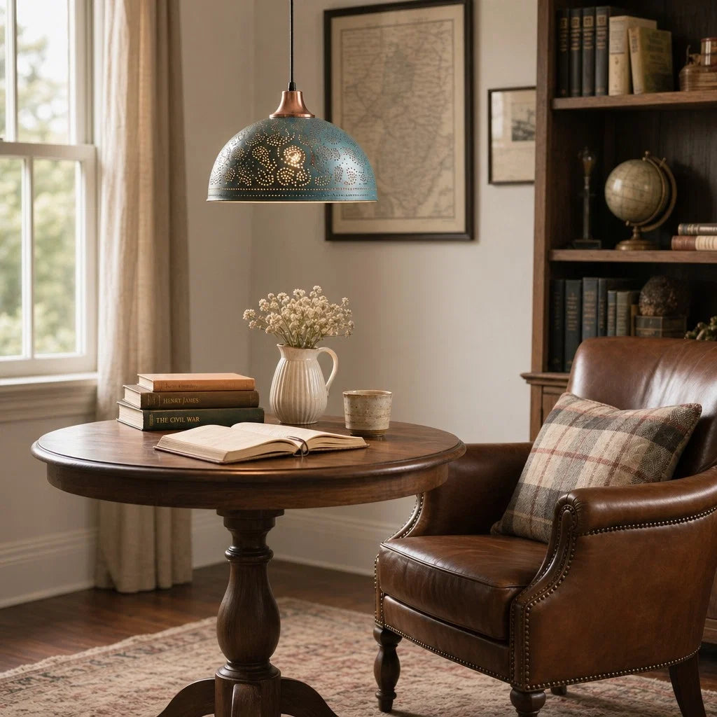 Evantis Vintage Rustic Copper Dome Pendant Light (3).webp__PID:d2d74c14-2ccc-4341-bafd-757061911758