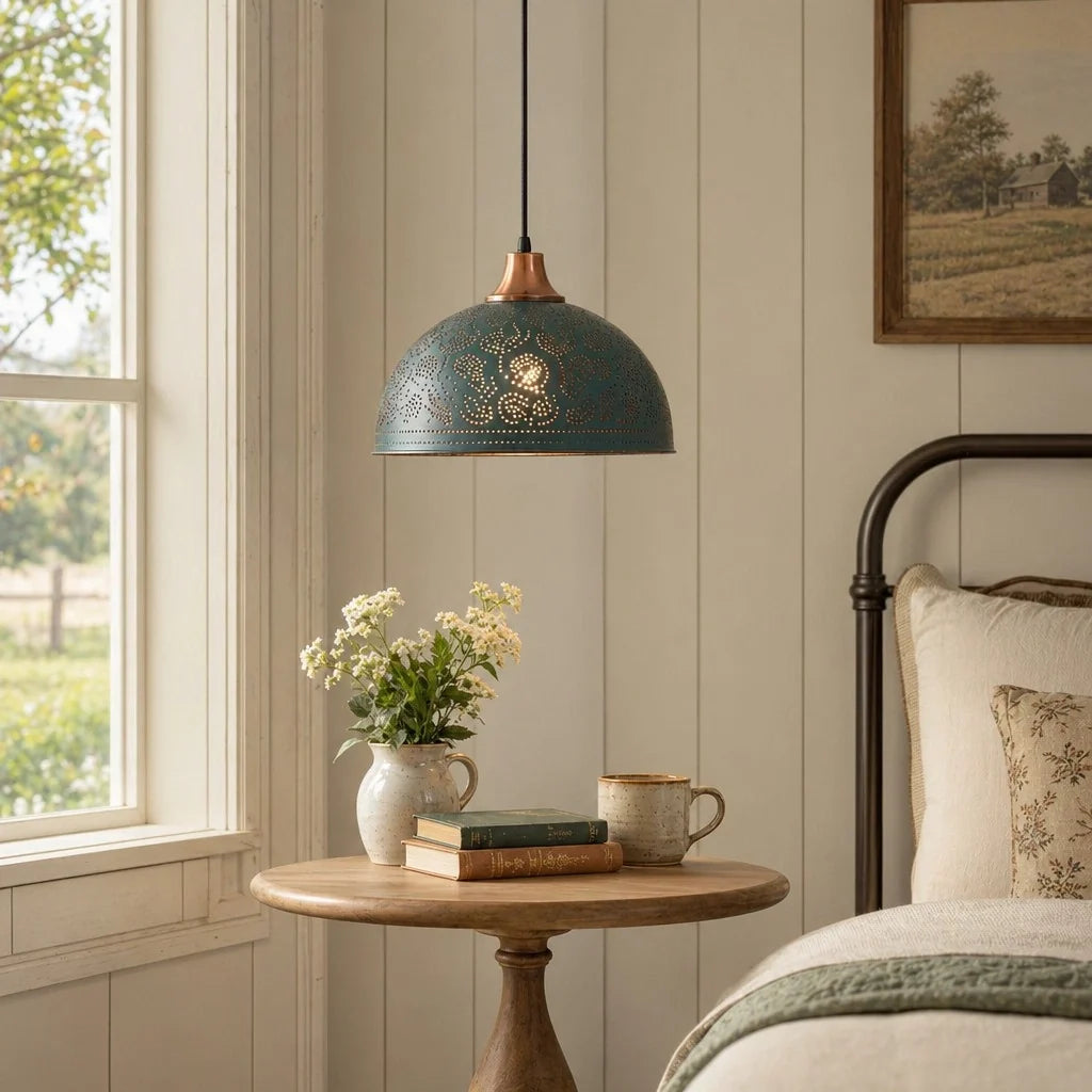 Evantis Vintage Rustic Copper Dome Pendant Light.webp__PID:75706191-1758-4b4d-8c5d-b8837431a320