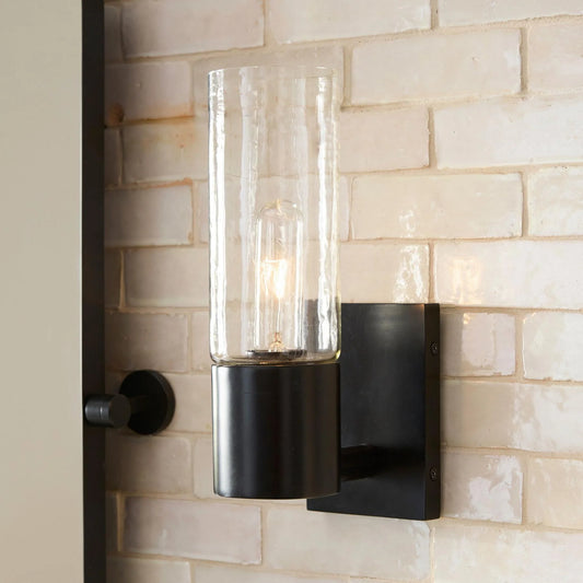 Evren Modern Industrial Tube Glass Vanity Light