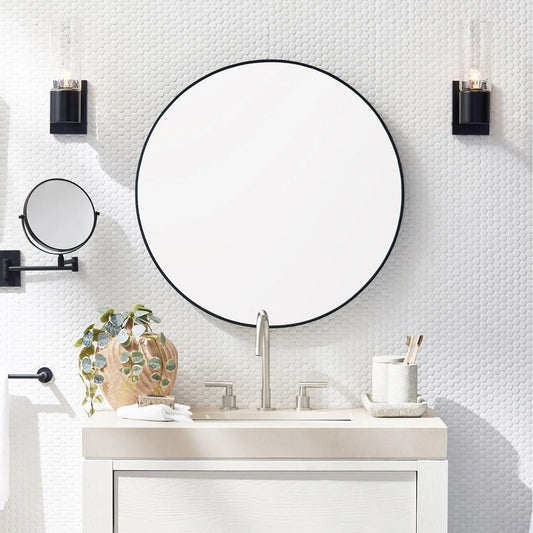 Evren Modern Industrial Tube Glass Vanity Light