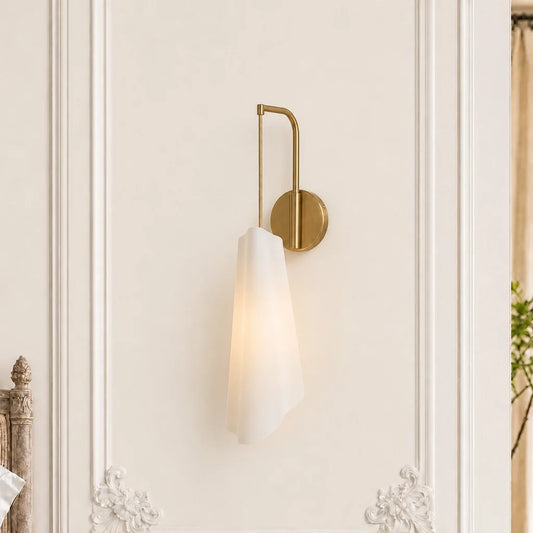 Faelara Modern Minimalist Ceramic Tapered Wall Lamp
