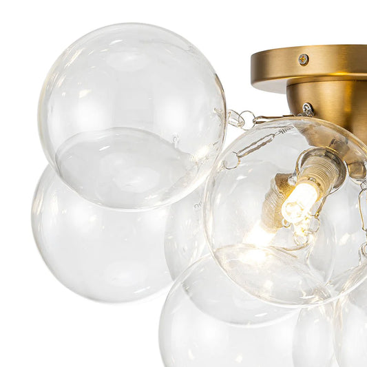 Felix Modern Bubble Cluster Glass Ceiling Light
