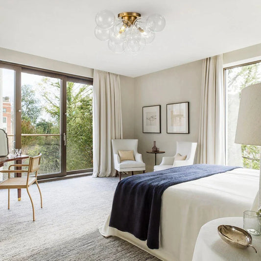 Felix Modern Bubble Cluster Glass Ceiling Light