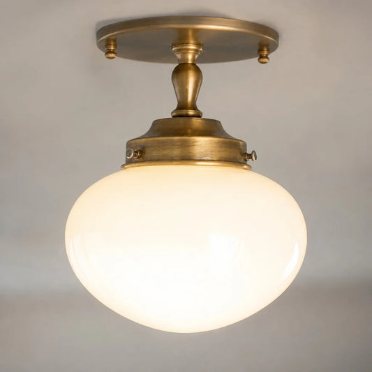Ferm Vintage Oval Glass Ceiling Light