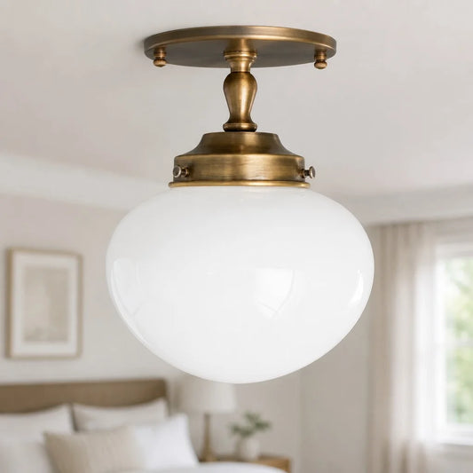 Ferm Vintage Oval Glass Ceiling Light
